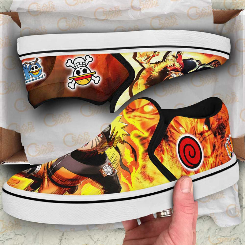 Uzumaki and Luffy Slip-On Shoes NTT210