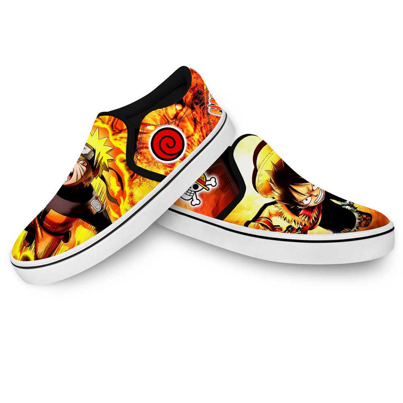 Uzumaki and Luffy Slip-On Shoes NTT210