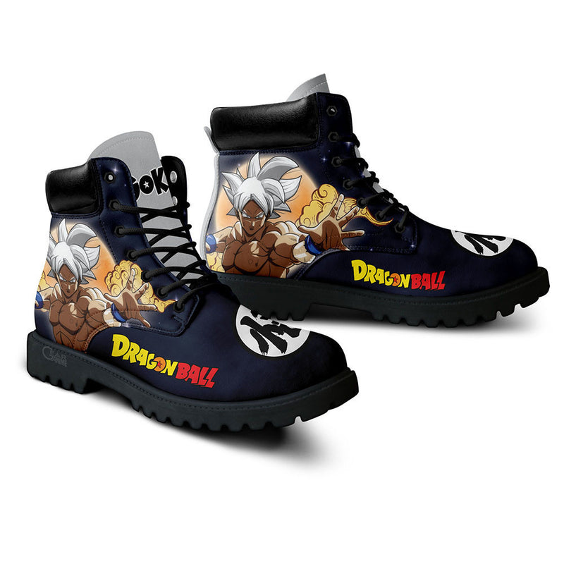 Goku Ultra Instinct Boots Shoes Anime Custom PT3108