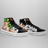 Goku and Broly High Top Shoes