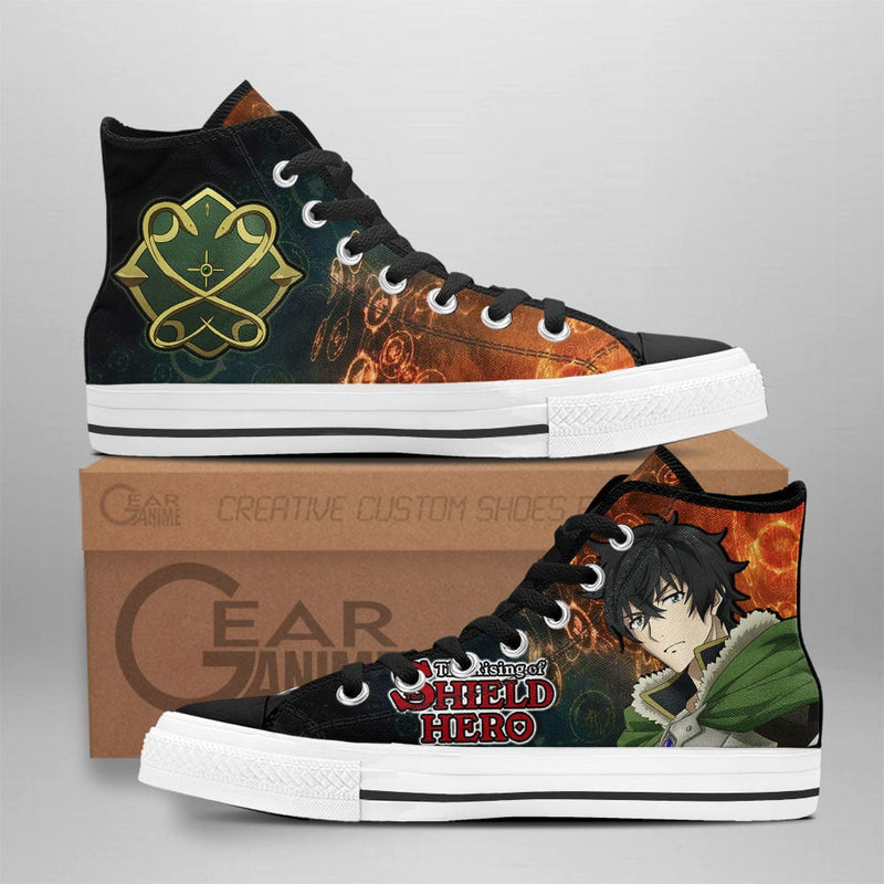 Shield Hero Naofumi Chimera Viper Shield High Top Shoes