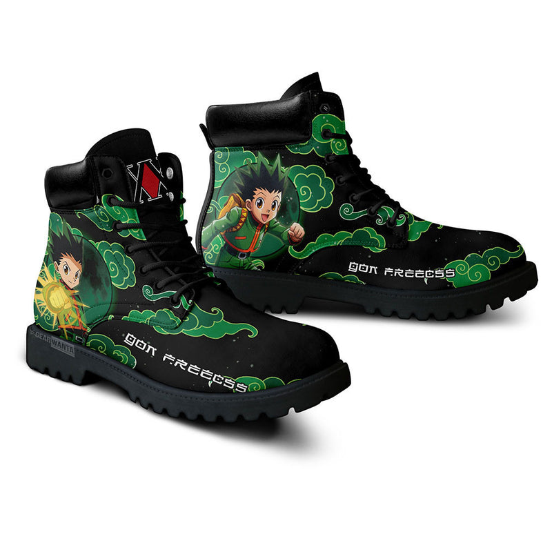 Gon Freecss Boots Shoes Anime Custom