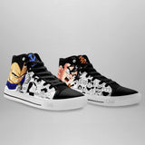 Goku and Vegeta High Top Shoes