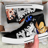 Goku and Vegeta High Top Shoes