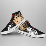 Guts High Top Shoes Berserk Anime Shoes