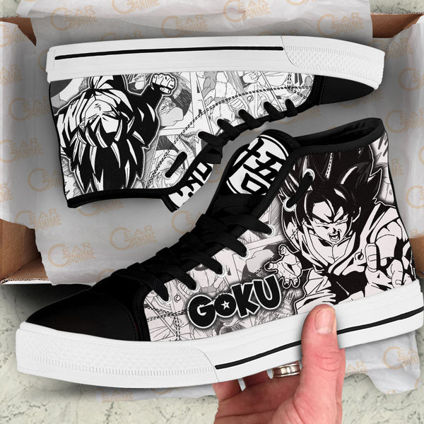 Goku Blue High Top Shoes