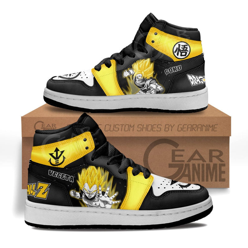 Goku and Vegeta Super Saiyan Kids Sneakers MV0203