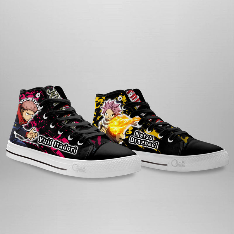 Yuji Itadori and Natsu Dragneel High Top Shoes NTT210