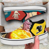 Yuji Itadori and Natsu Dragneel Slip-On Shoes NTT210