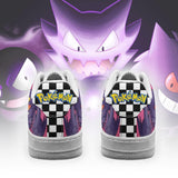 Poke Gengar Air Sneakers Anime Checkerboard