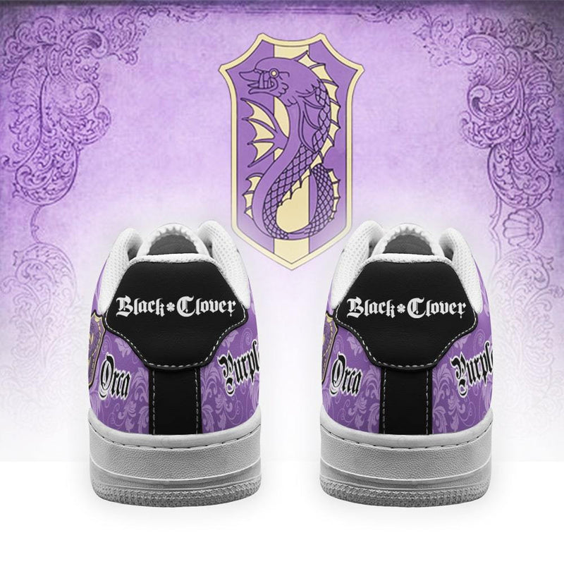 Magic Knights Squad Purple Orca Air Sneakers Anime