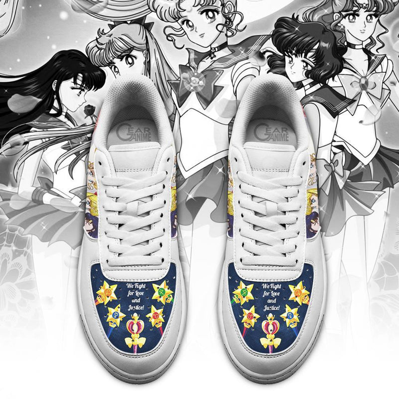 Sailor Team Air Sneakers Anime PT10AF