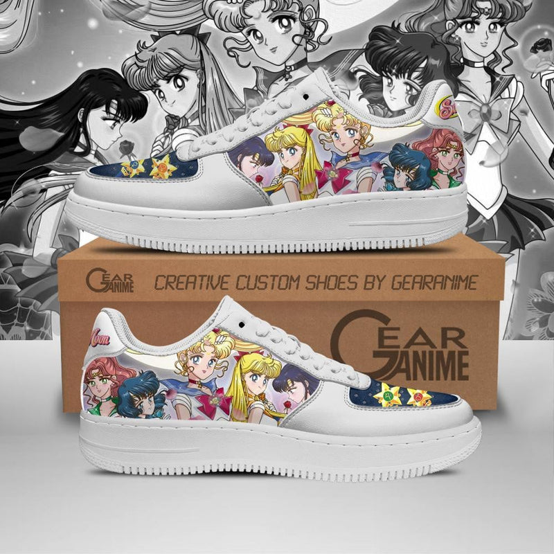 Sailor Team Air Sneakers Anime PT10AF