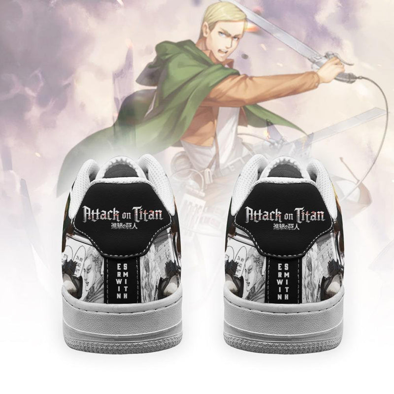 AOT Scout Erwin Air Sneakers Anime Shingeki Mixed PT0720