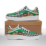 Poke Torterra Air Sneakers Anime Checkerboard