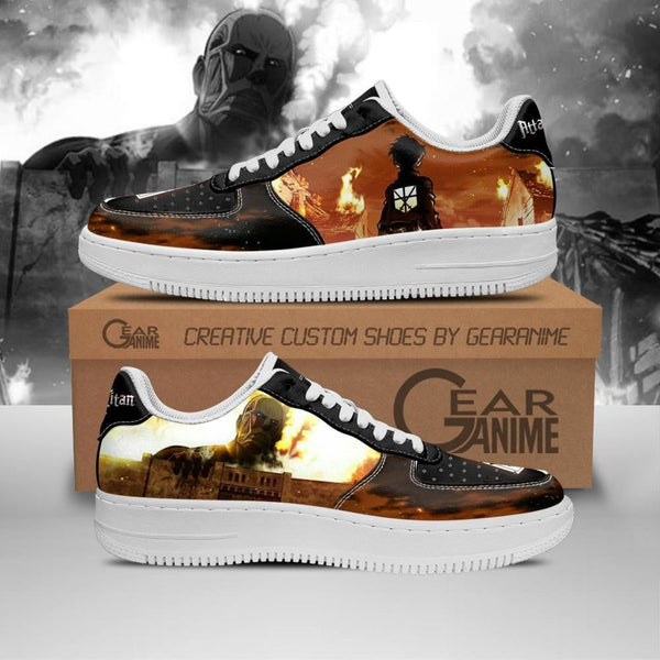 Eren and Colossal Titan Air Sneakers PT10AF