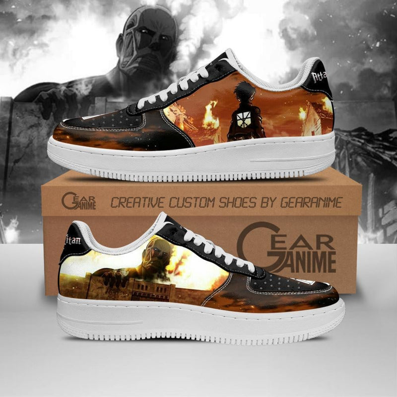 Eren and Colossal Titan Air Sneakers PT10AF