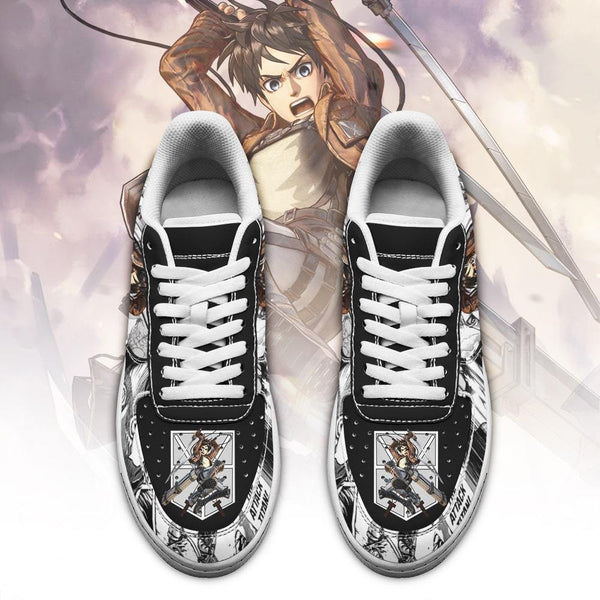 AOT Eren Air Sneakers Anime Shingeki Mixed PT07AF