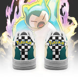 Poke Snorlax Air Sneakers Anime Checkerboard PT07AF