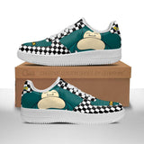 Poke Snorlax Air Sneakers Anime Checkerboard PT07AF