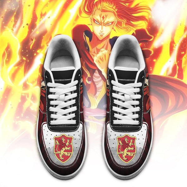 Fuegoleon Vermillion Air Sneakers Crimson Lion Knight