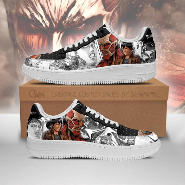 Titan Giant Air Sneakers Anime Custom Shingeki Manga Style