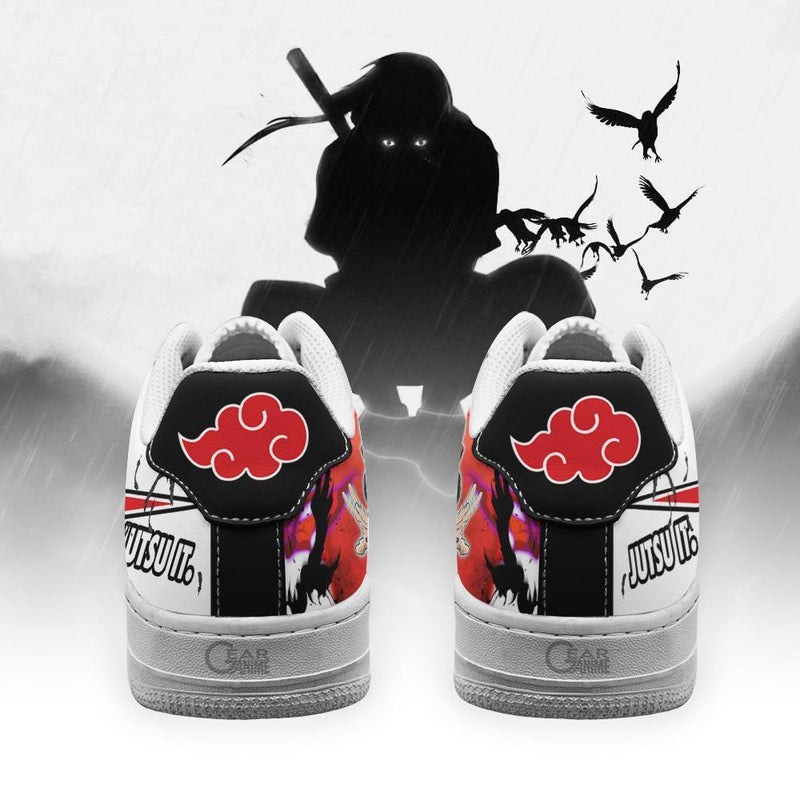 Akatsuki Itachi Air Sneakers Anime Just Jutsu It PT10AF