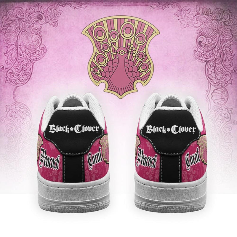 Magic Knights Squad Coral Peacock Air Sneakers Anime