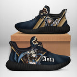 Asta Reze Shoes Black Bull Knight Sneakers TT07RZ