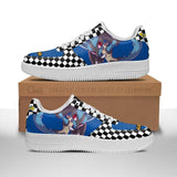 Poke Lucario Air Sneakers Anime Checkerboard PT0620