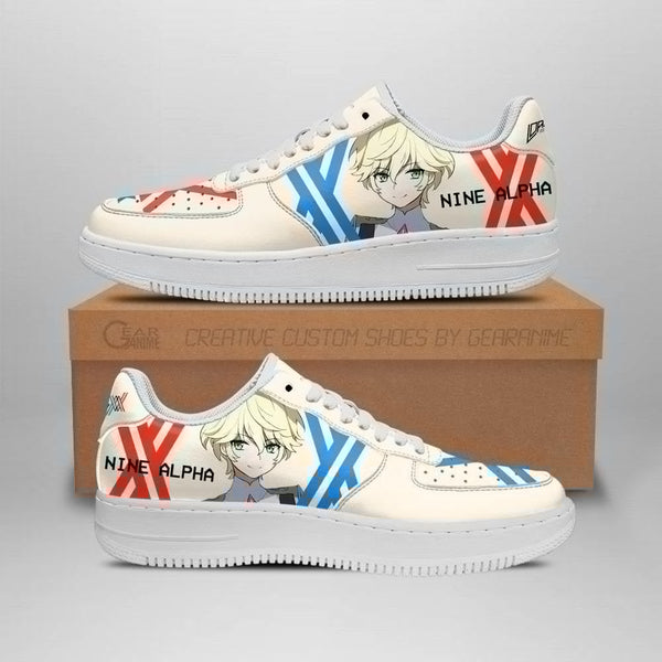 9'a Nine Alpha Air Sneakers Anime