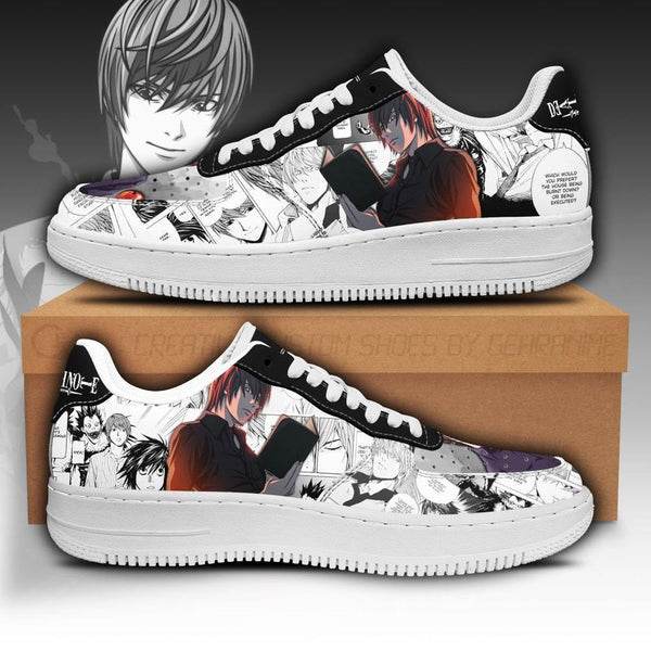 Light Yagami Air Sneakers Dnote