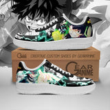 Izuku Midoriya Air Sneakers Anime PT10AF