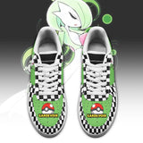 Poke Gardevoir Air Sneakers Anime Checkerboard