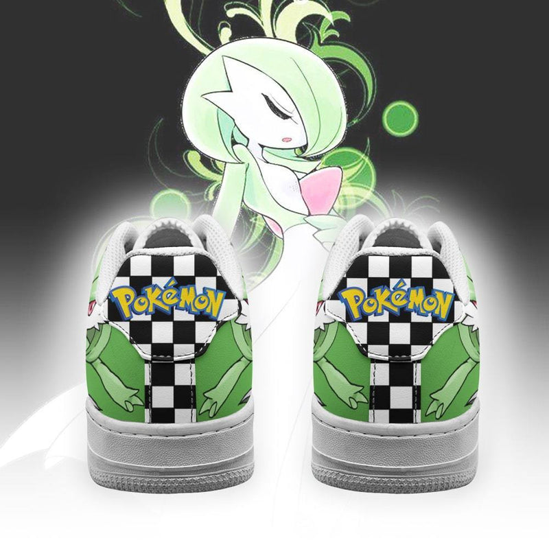 Poke Gardevoir Air Sneakers Anime Checkerboard