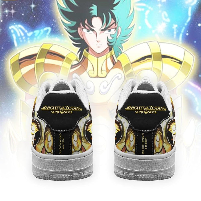 Capricorn Shura Air Sneakers Uniform Saint Seiya