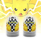 Poke Pikachu Air Sneakers Anime Checkerboard PT07AF