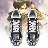 AOT Scout Eren Air Sneakers Anime Shingeki Mixed