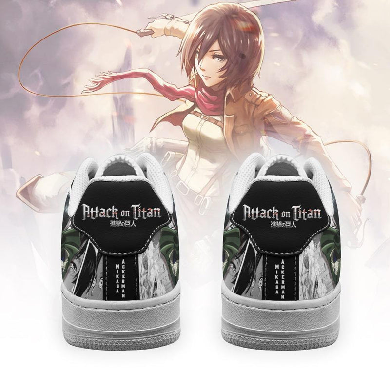 AOT Mikasa Air Sneakers Anime Shingeki Mixed PT07AF