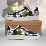 AOT Scout Eren Air Sneakers Anime Shingeki Mixed