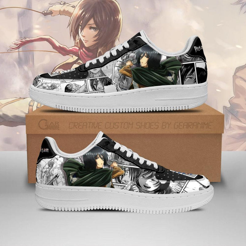 AOT Mikasa Air Sneakers Anime Shingeki Mixed PT07AF