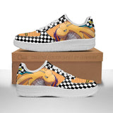 Poke Dragonite Air Sneakers Anime Checkerboard PT0720