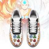 Aang Avatar Air Sneakers Four Nation Tribes Avatar PT08AF