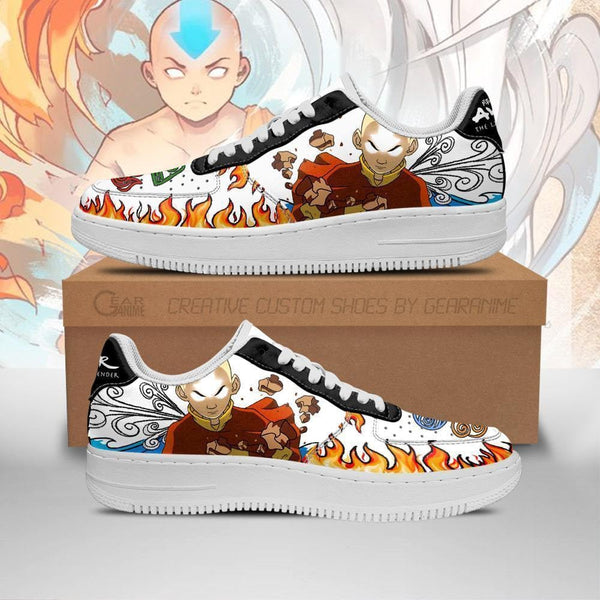 Aang Avatar Air Sneakers Four Nation Tribes Avatar PT08AF