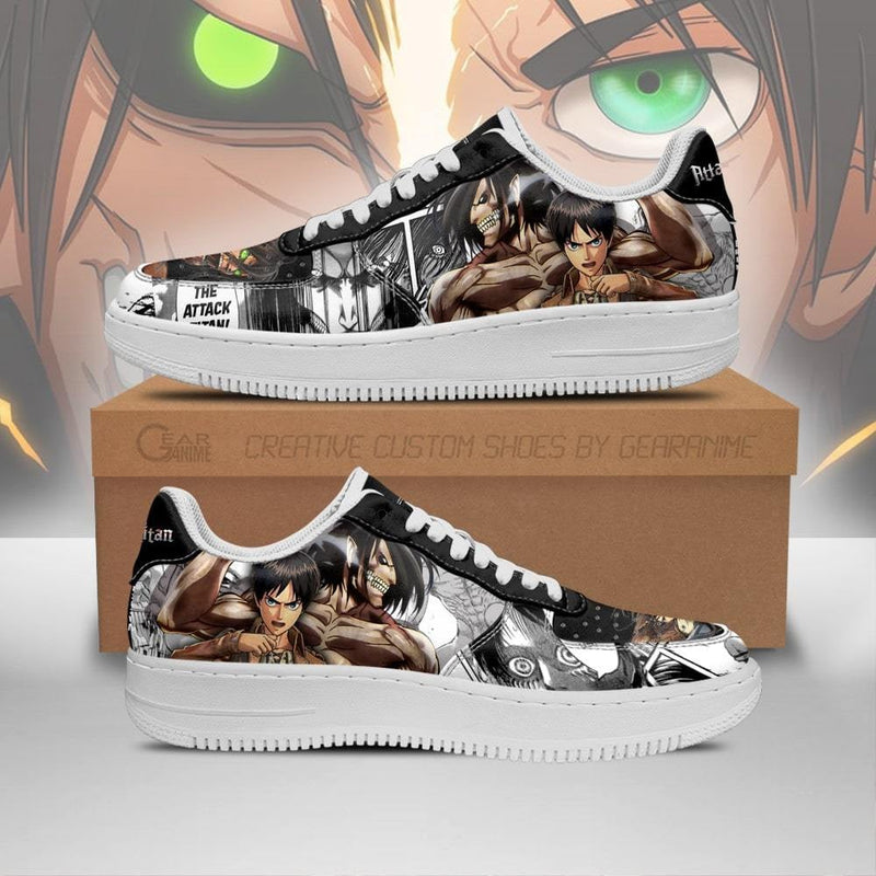 AOT Titan Eren Air Sneakers Anime ShingekiPT07AF