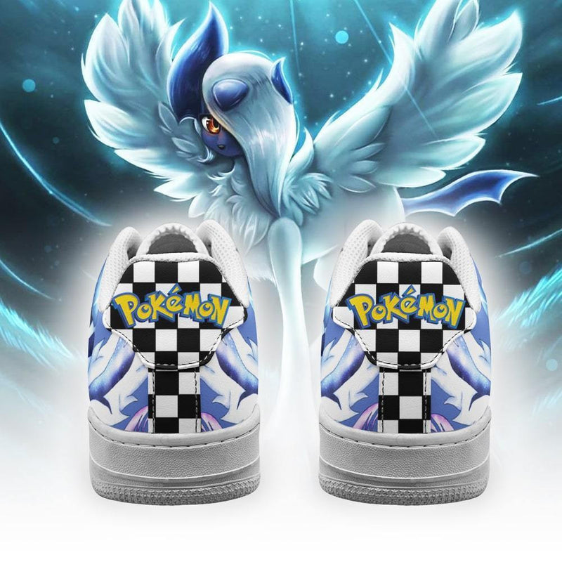 Poke Absol Air Sneakers Anime Checkerboard PT0420