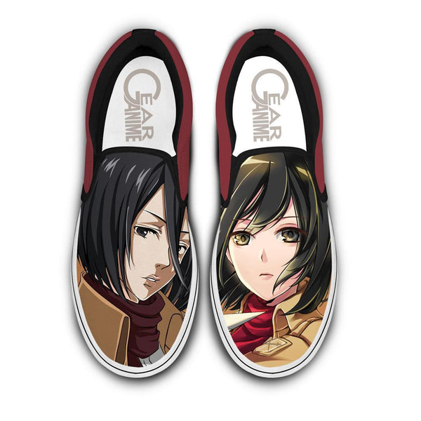 Mikasa Ackerman Slip-On Shoes NTT070