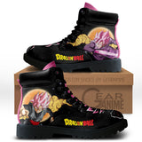 Goku Black Rose Boots Shoes Anime Custom PT3108