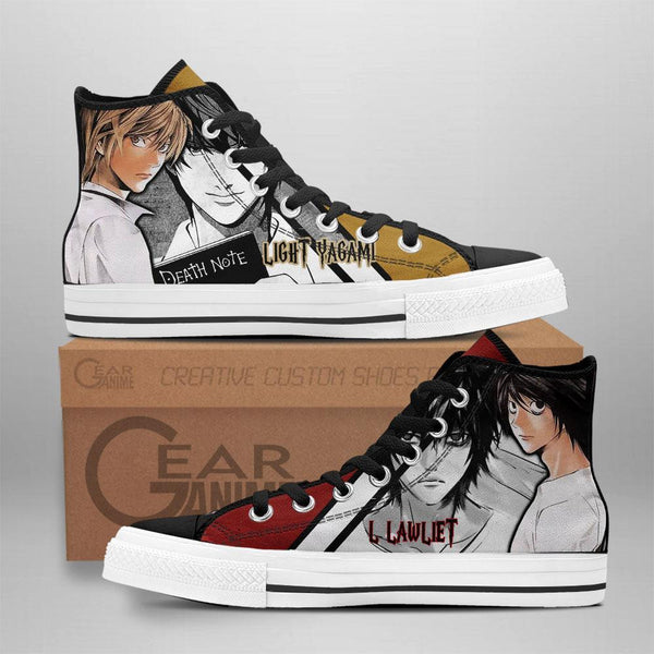 Light Yagami and L Lawliet High Top Shoes NTT121