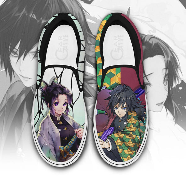 Giyuu And Shinobu Slip-On Shoes PT0405